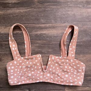 AERIE spotted swim top